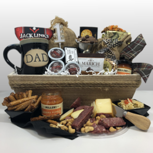 Basket of Pittsburgh has the best gift baskets in Pittsburgh for Father's Day. Give dad the very best of Pittsburgh by ordering the best gift - #1 Dad. An impressive presentation of red, white and blue gifts for that All American Man. Pittsburgh is typically black n gold but this Father's day give red, white and blue gifts.