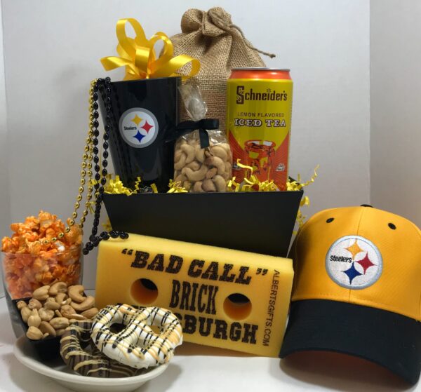 Steeler Nation Gifts - Basket of Pittsburgh