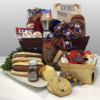 Basket of Pittsburgh has the best gift baskets in Pittsburgh for Father's Day. Give dad the very best of Pittsburgh by ordering the best gift - All American Dad. An impressive presentation of red, white and blue gifts for that All American Man. Pittsburgh is typically black n gold but this Father's day give red, white and blue gifts.