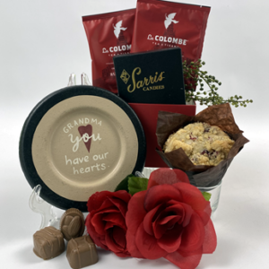 This image is to showcase the quality, quantity and contents of the Mother's Day gifts by Basket of Pittsburgh gift baskets.